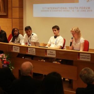 Partage d’Aline sur la première journée du Forum des jeunes