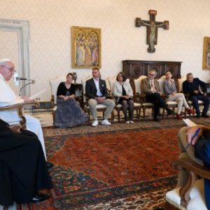 Les aumôniers rencontrent le pape