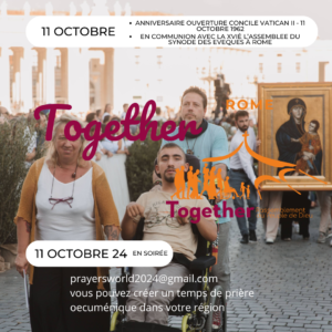 Together 2024: les frères de Taizé nous invite à prier ensemble pour l’ouverture du Synode